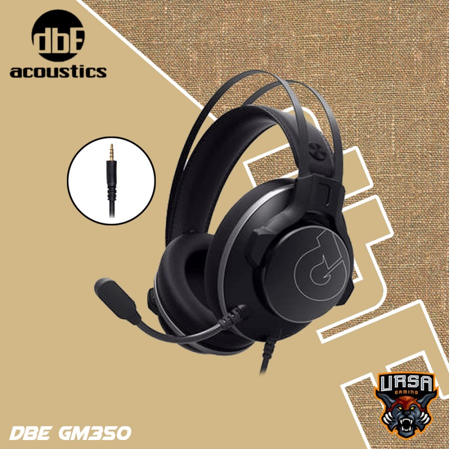 Headset dbE GM350 3.5MM Professional Gaming Headphone RGB - Garansi