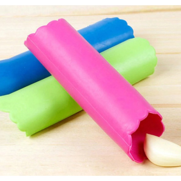 [BISA COD] PROMO Silikon Pengupas Kulit Bawang Alat Kupas Bawang Higienis Multifungsi