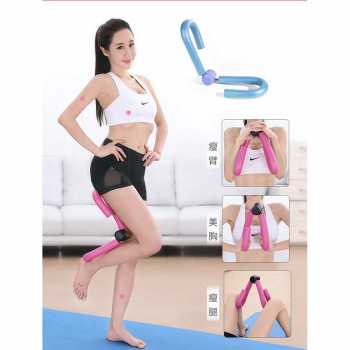 Alat Fitness Otot Paha Kaki Multifungsi / Leg Thigh Muscle Trainer / Alat Fitness Gym Yoga Otot Paha Kaki Tangan Ringan Kuat Berkualitas Elastis Serbaguan / Pelatih Otot Paha Kaki Tangan Dada Pinggul / Alat Olahraga Fitness Gym Yoga Pembentuk Otot Paha