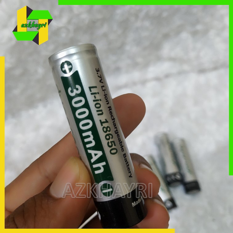 Baterai Cas Charge 18650 3.7V Dynamax Flat Top - Rechargeable Battery