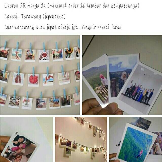 Cetak Foto Polaroid 2R (10 Lembar)