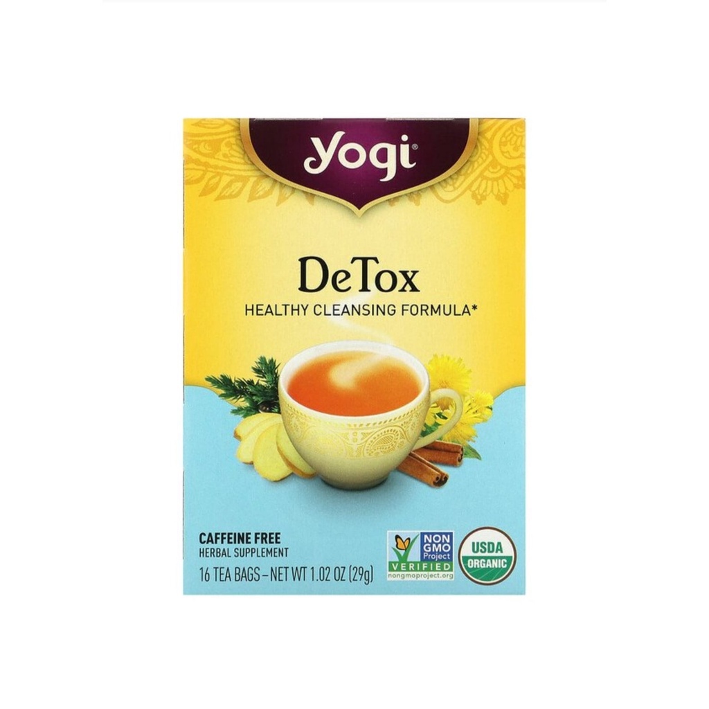 

Yogi Tea, Detox, Caffeine Free, 16 Tea Bags, 1.02 oz (29 g)