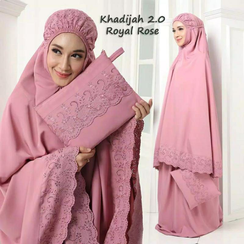 Awrellcollection - Mukena Dewasa Khadijah Katun Premium