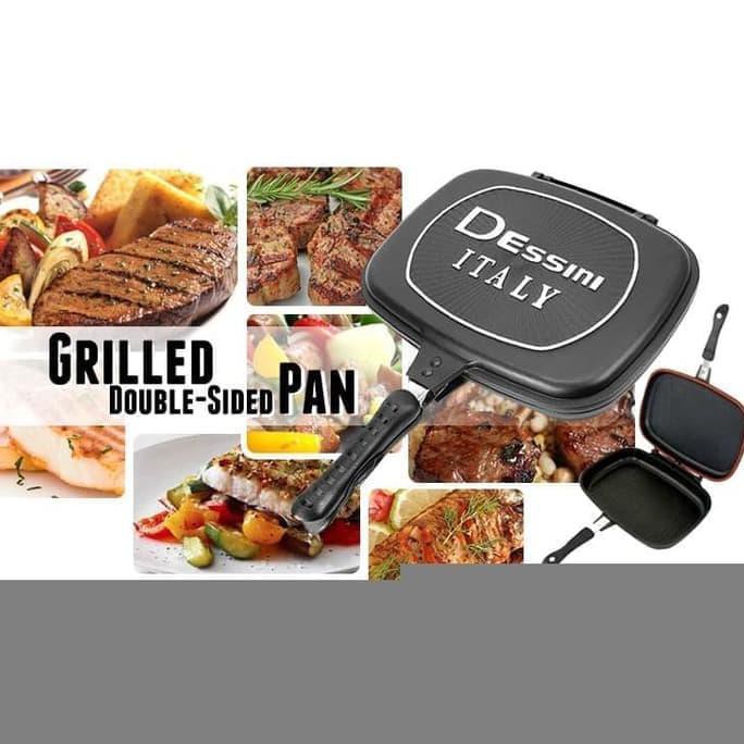 Berkualitas Teflon Dessini Double Pan Asli Original Jumbo Size 32 Cm Murah