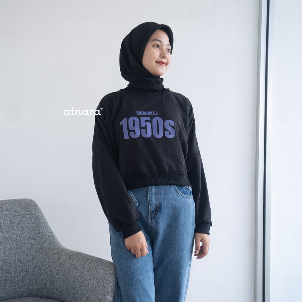 Nara Grosir - 1950s Sweater | Sweater Crop Wanita