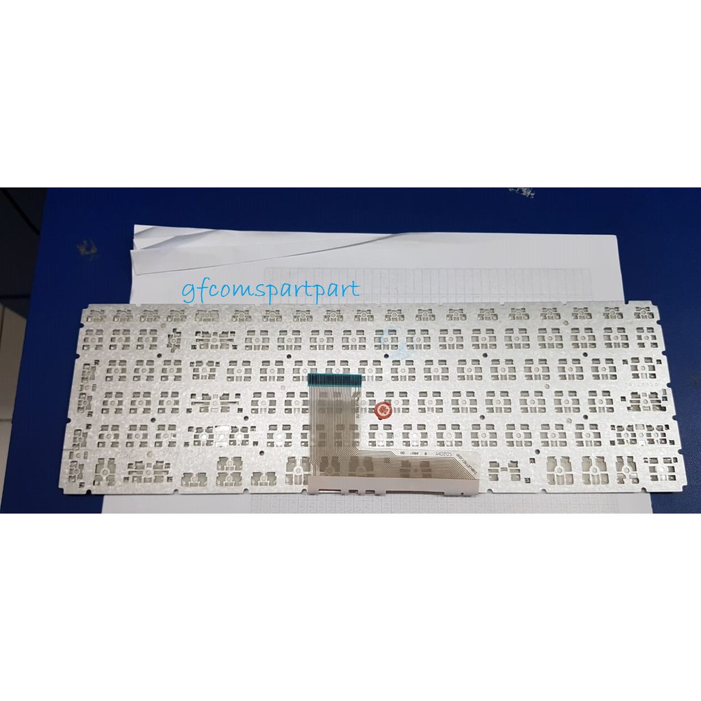 ORIGINAL KEYBOARD TOSHIBA C50 B C50D B C55 B C55D B C50A B C50B C55B L50 L55B Enter Kecil WHITE