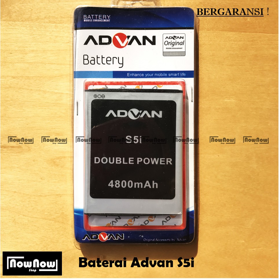 Baterai Advan S5i Original Double Power Batre Batrai Battery HP