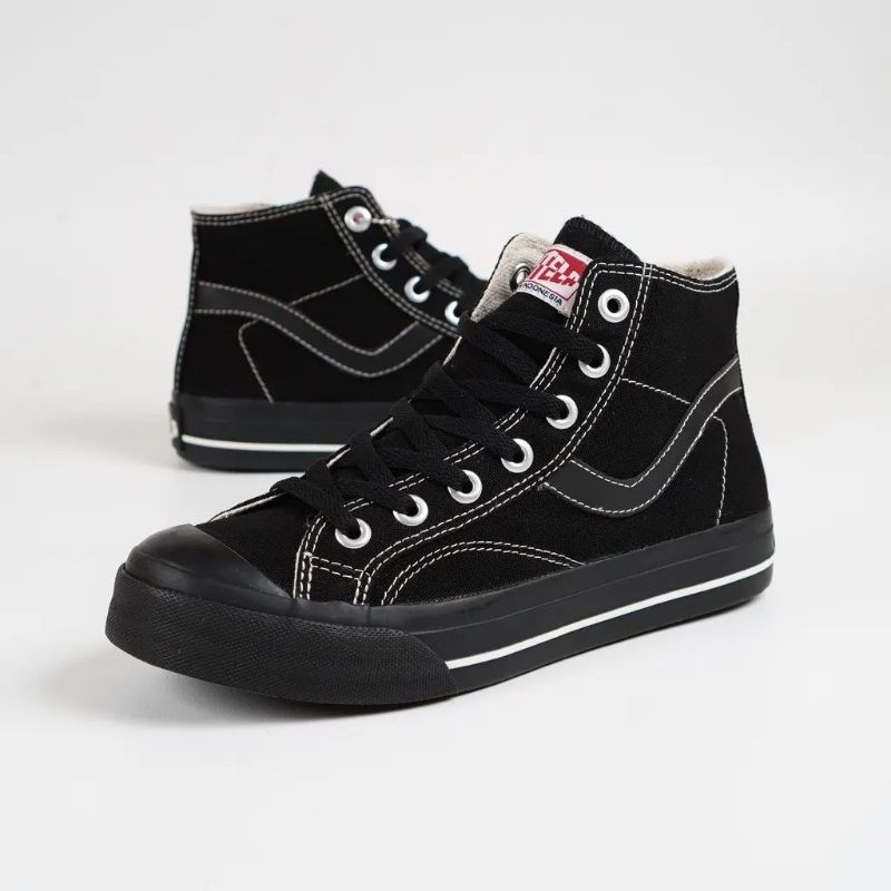 Sepatu Ventela Original Public Hitam Oreo High Cut Original