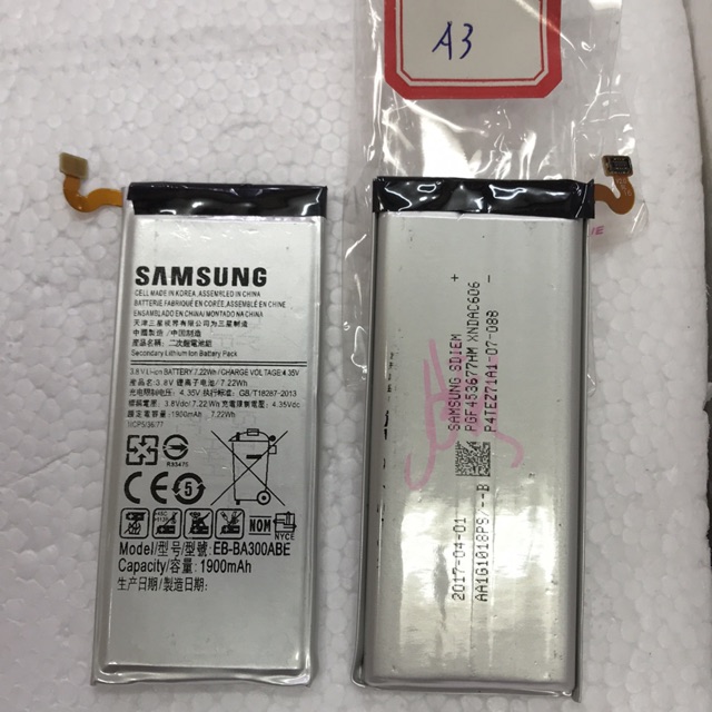 Baterai battery SAMSUNG A300 ORIGINAL OEM