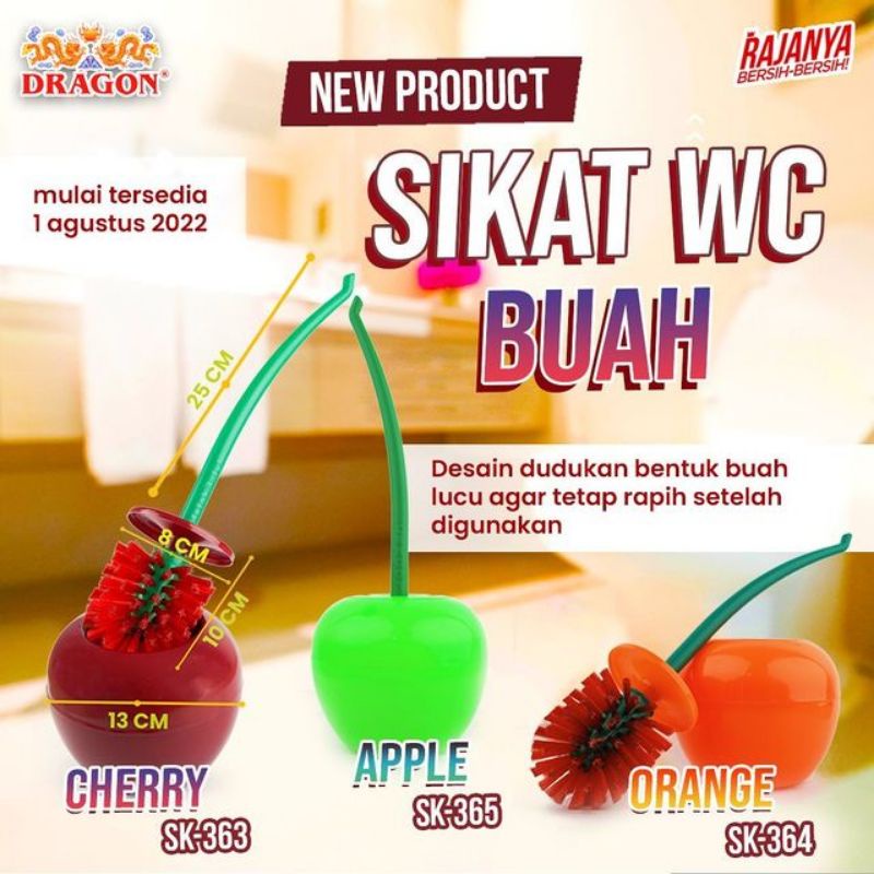 SIKAT WC BUAH/SIKAT KAMAR MANDI/SIKAT DRAGON MURAH