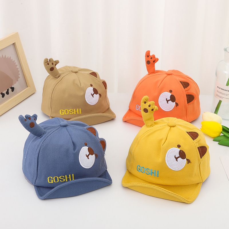 Topi baseball bayi GOSH Bear Beruang lucu Bordir Import