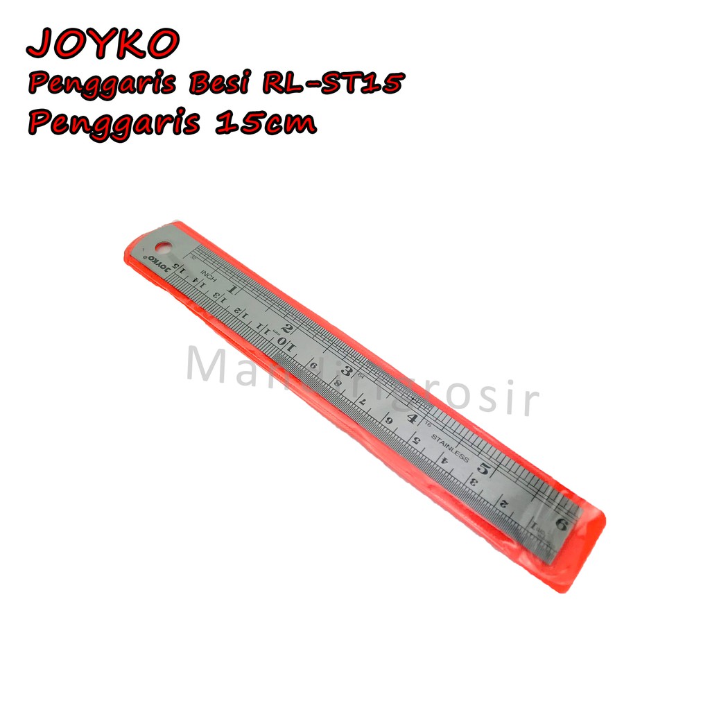 Penggaris besi * Penggaris 15cm * RL-ST15