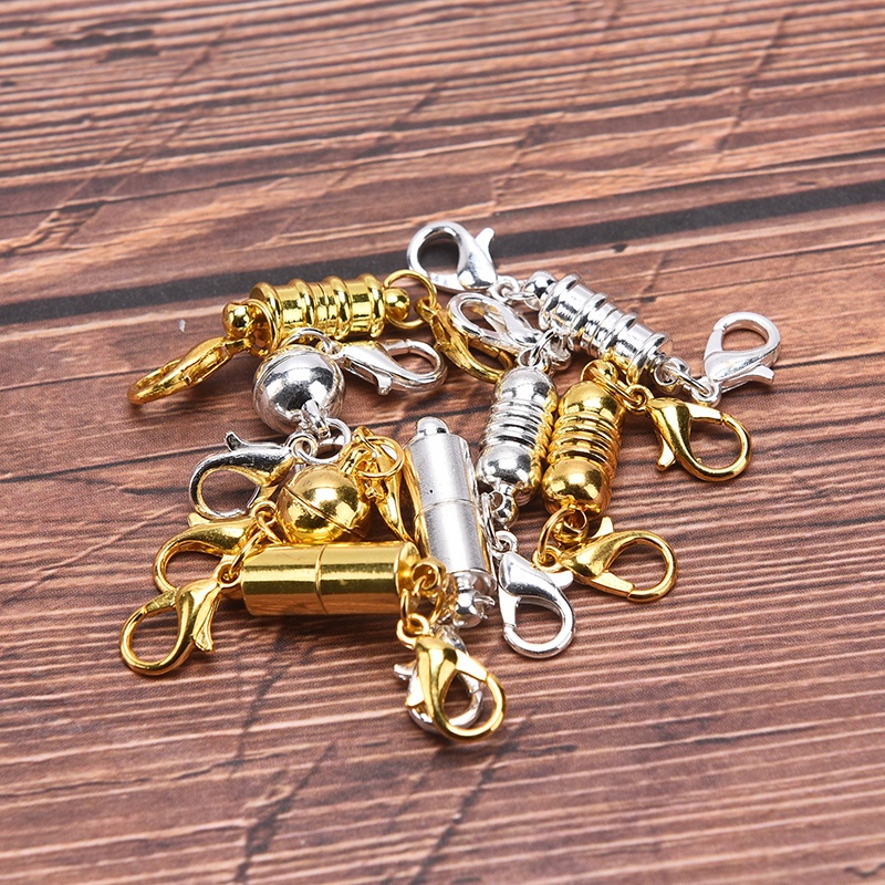 10pcs / lot Clasp Lobster Magnetik Untuk Membuat Perhiasan Handmade DIY