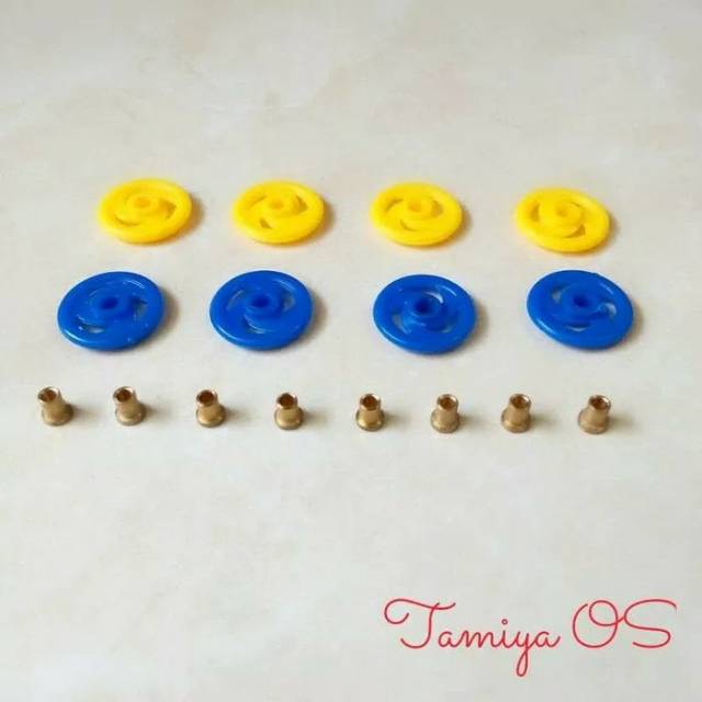 Plastic Roller Bushing Tamiya, isi 8 pcs - Plastic Roller Tamiya - Roller Bushing Tamiya