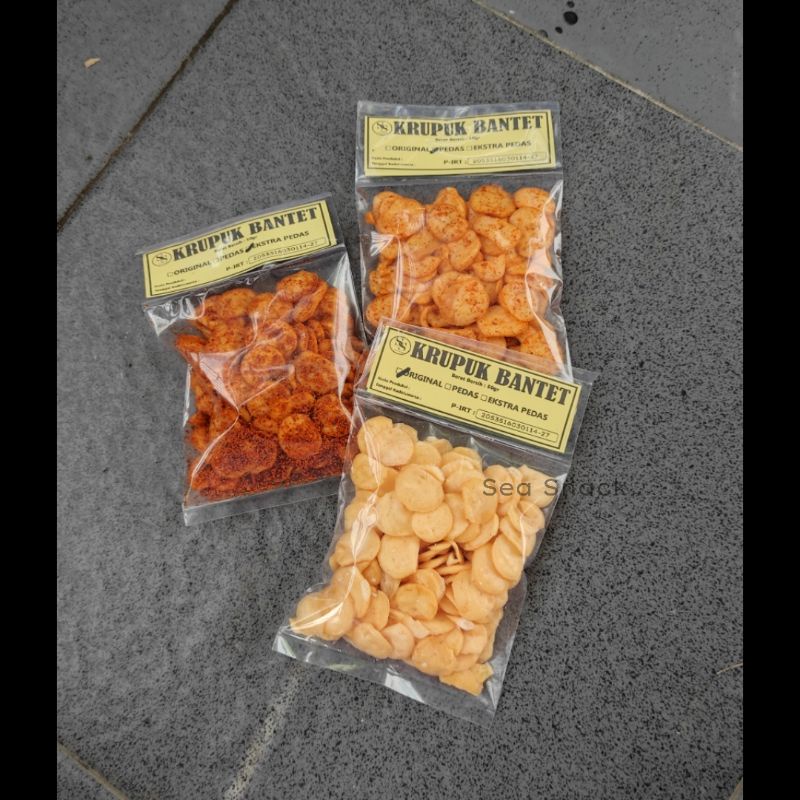 (HALAL) MAKARONI  BANTET /MAKRONI BANTET/ MAKARONI BANTAT DAN KRUPUK BANTET TERLARIS