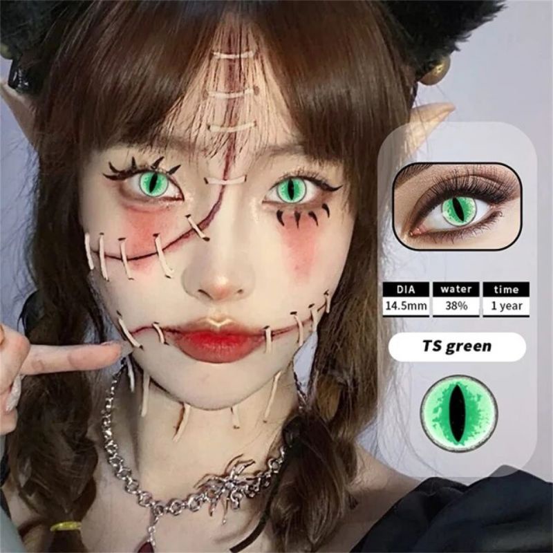 SOFTLENS COSPLAY HALLOWEEN CAT EYE SEXY CAT EYES DRAGON SNAKE CRAZY LENS