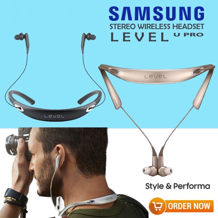 Jual Bluetooth Stereo Headset Samsung Level U ( High Quality ) Shopee Indonesia
