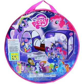 TENDA TEROWONGAN LITTLE PONY UNGU 8015PN TENDA MANDI BOLA