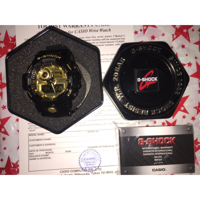 G-SHOCK ORIGINAL SERIES 5522 GA -710GB - 1ADR  Black Gold