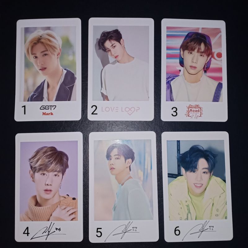 GOT7 MARK JAPAN PHOTOCARD/POLAROID