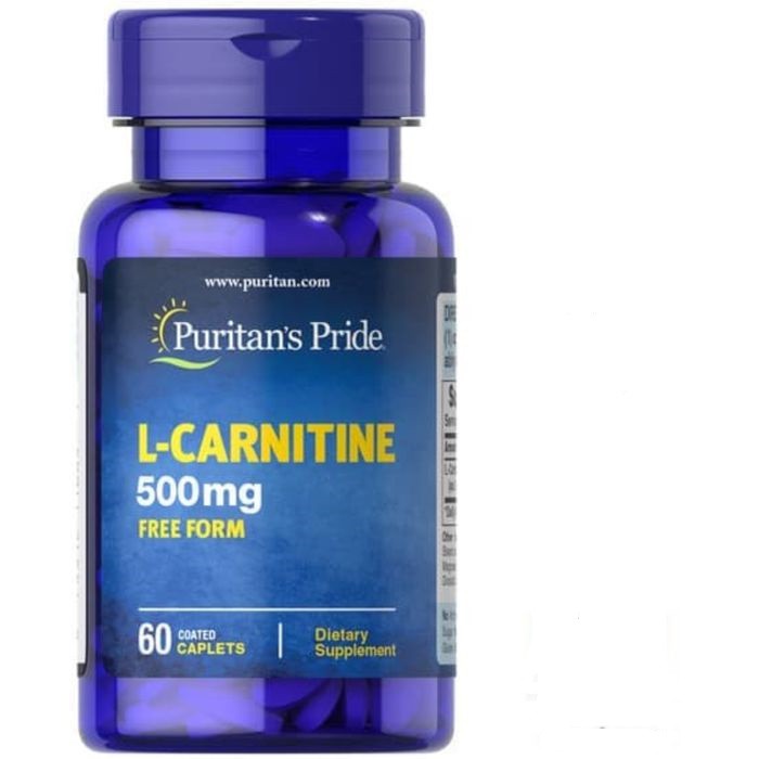 Puritan's Pride L-Carnitine 500mg 60 Caplets