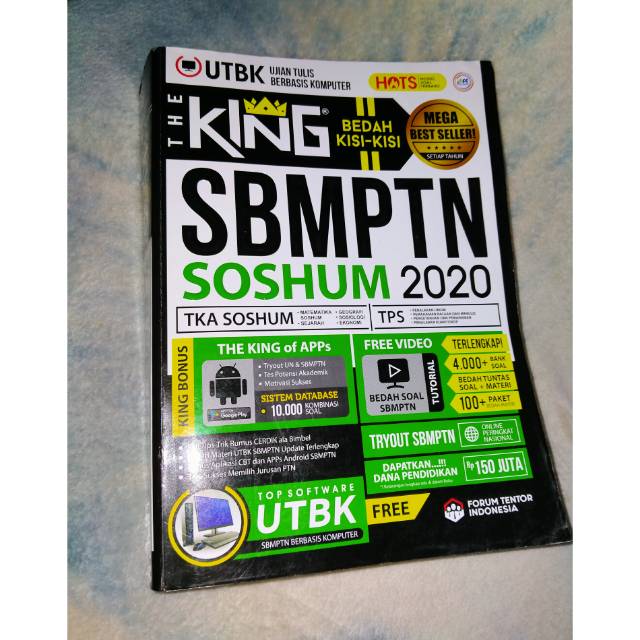THE KING SBMPTN 2020 SOSHUM | BUKU BEDAH KISI KISI UTBK 2020 ( Preloved buku SBMPTN )