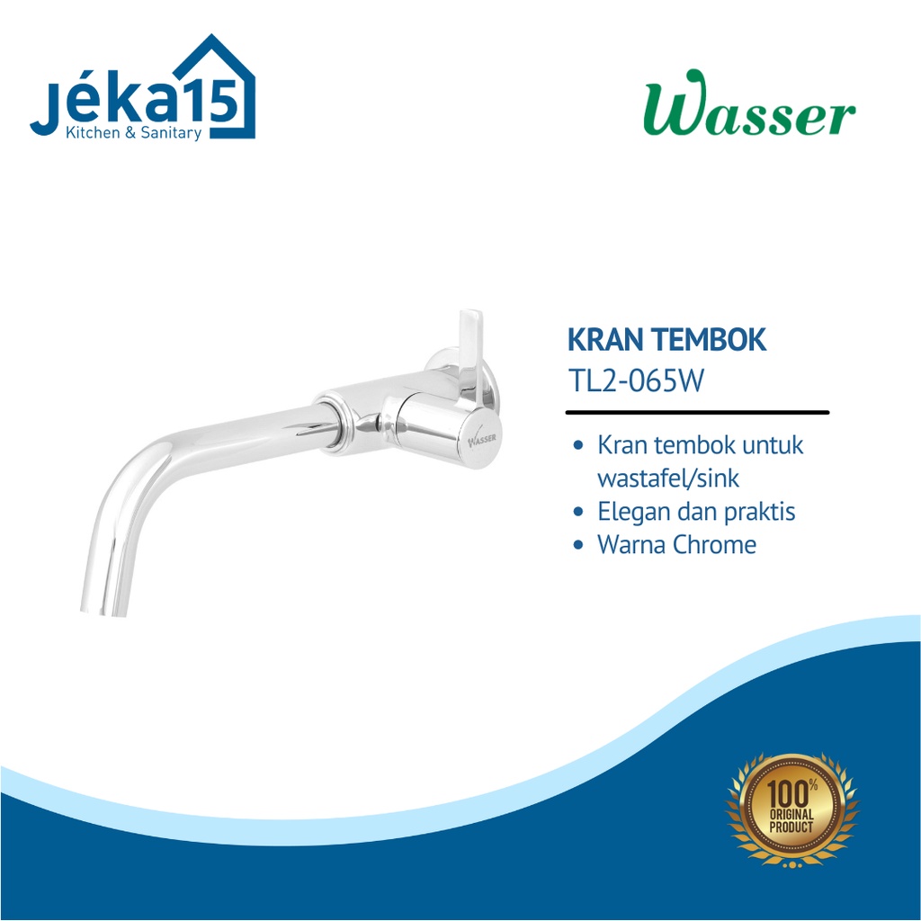 KRAN TEMBOK WASSER | KRAN WASTAFEL DINDING | TL2-065W