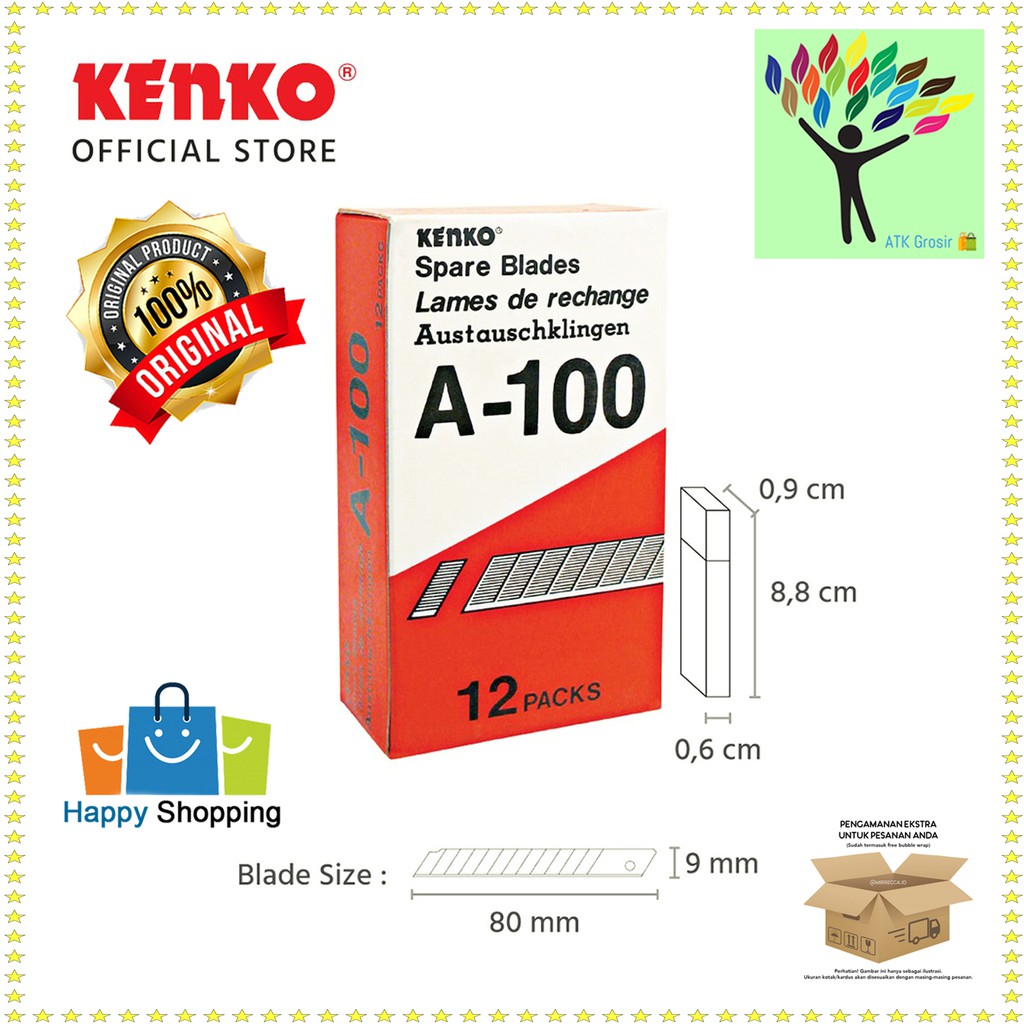 

Isi Pisau Cutter Kecil - Kenko A100