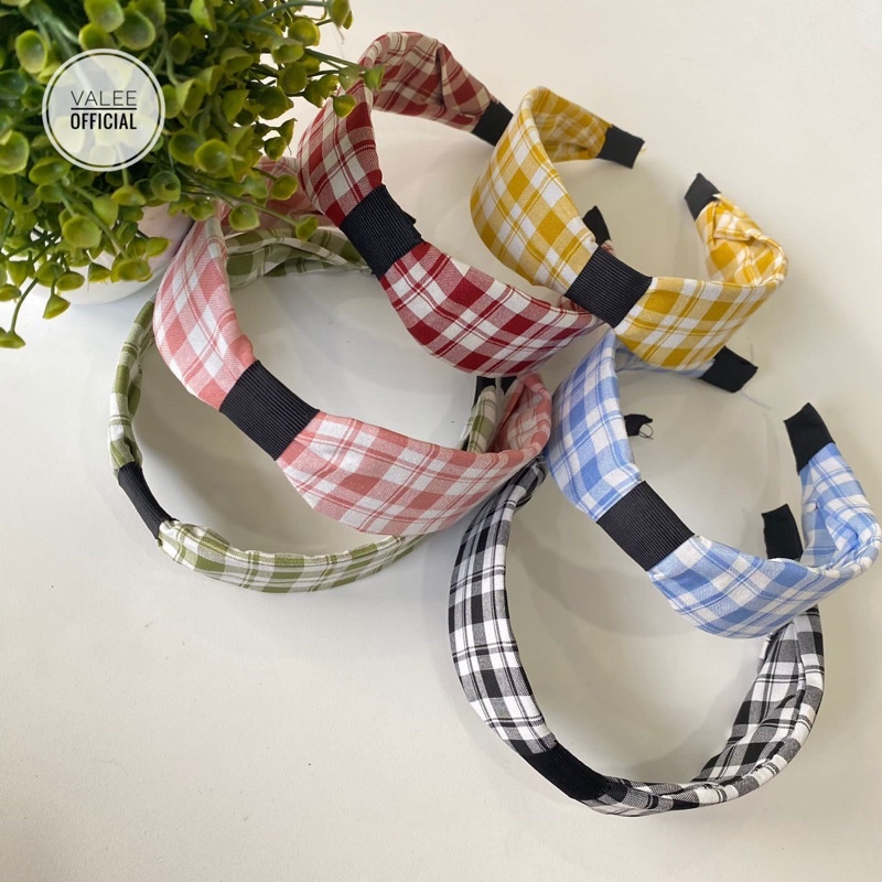 Bando Wanita Gaya Korea Aksesoris Fashion/ Bandana Pita Aneka Warna Korean Headband