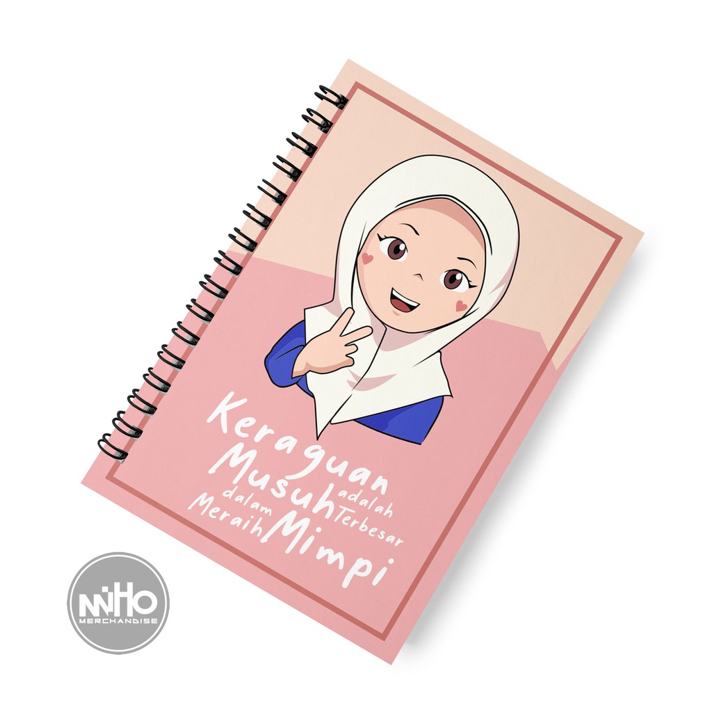 

Notebook Muslimah (D) / Hardcover / 60 lembar / Bergaris