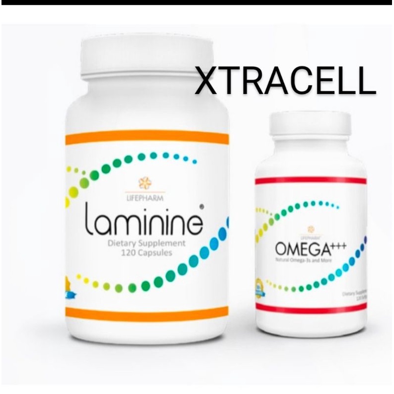 Paket Ekonomis Laminine 120 capsul+ Omega3++ 30 kapsul