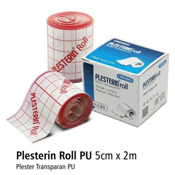 Plestrin Roll PU 5cm x 2m. Plester Transparan Pu 5 cm x 2 m. Plester r Rol PU