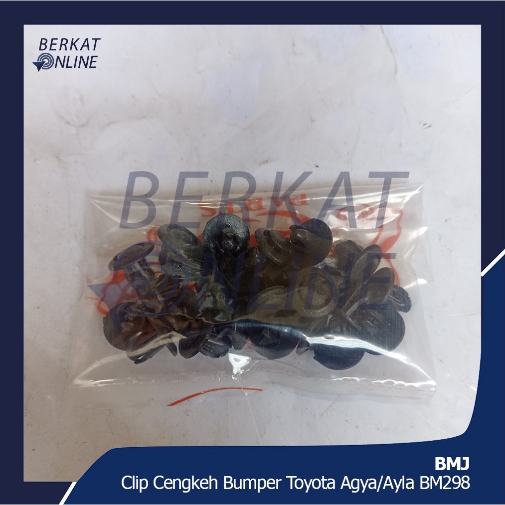 Clip Cengkeh Bumper Toyota Agya/Ayla BM298 /10 Pcs