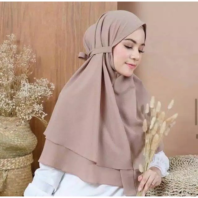 bergo Instan aishaa diamond bergo nonpet tali