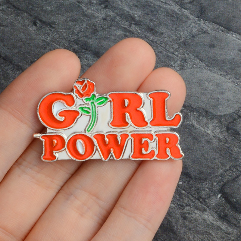 Bros Pin Enamel Bentuk Kartun Uterus Power Untuk Wanita