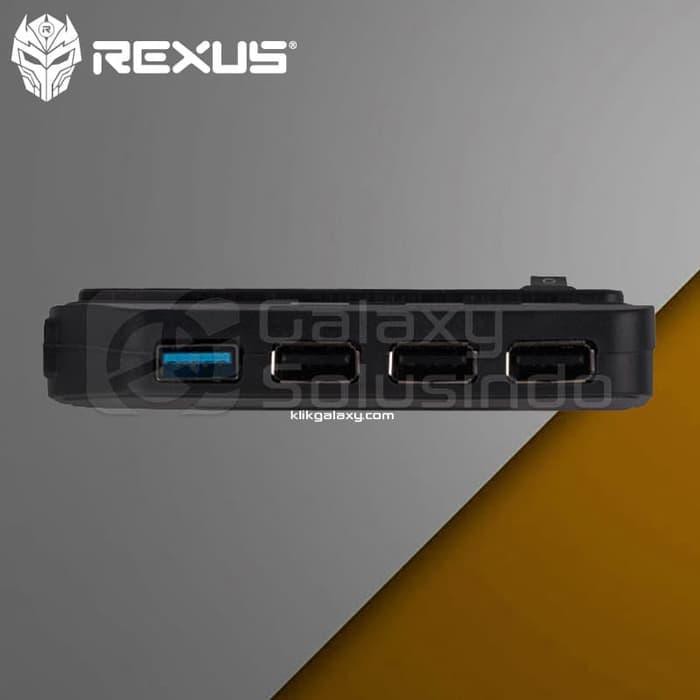 USB HUB REXUS RXH-332 - 3 Ports 3.1/ 1 Port 3.0/ 3 Ports 2.0