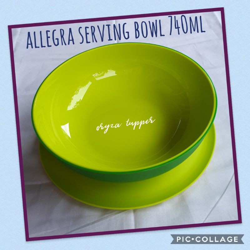 Mangkok Saji Bertutup Tupperware Allegra Serving Bowl 740ml