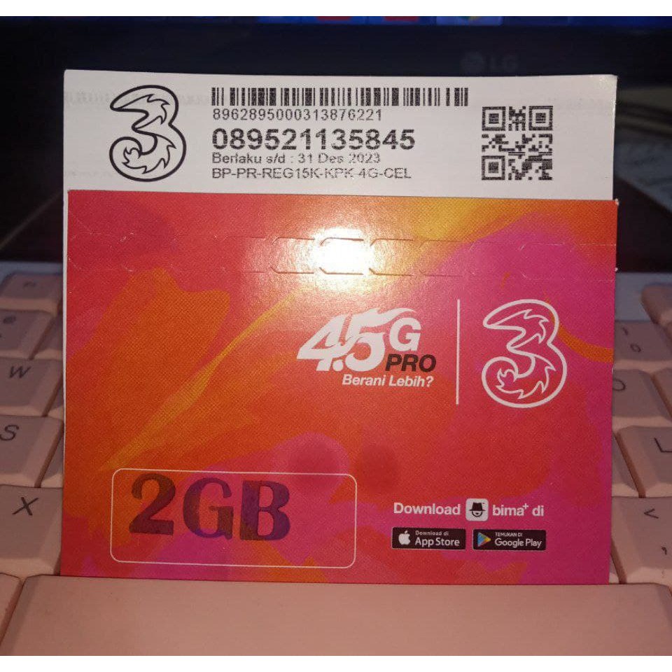 Perdana Kuota Tri Happy (TOTAL KUOTA 5GB)
