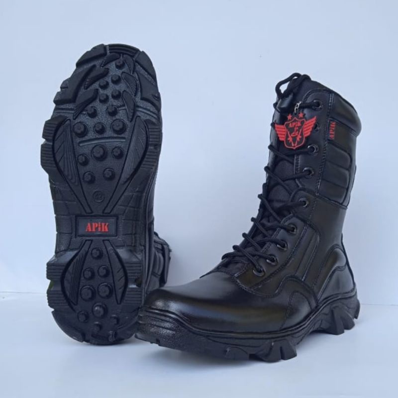 SEPATU PDL LGR RJR SOL DELTA APIK KULIT SAPI ASLI SEPATU PDL DINAS TNI POLRI SECURITY SATPAM