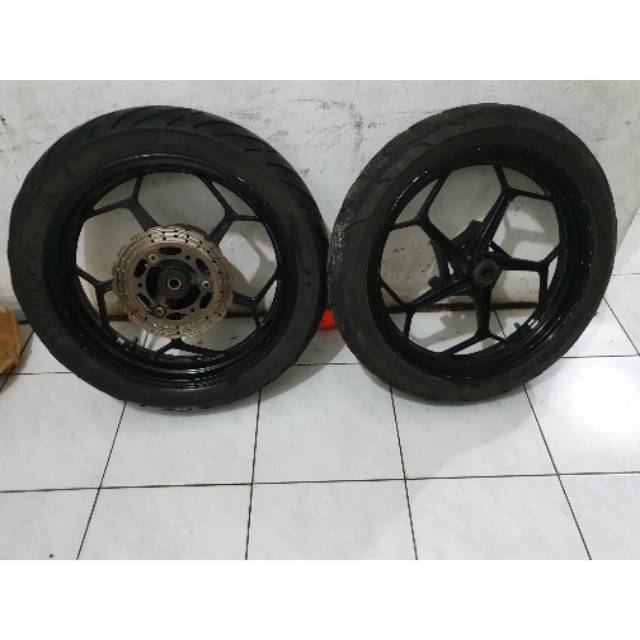Velg ninja 250 fi z250 original ori tinggal pasang velk pelg asli standar