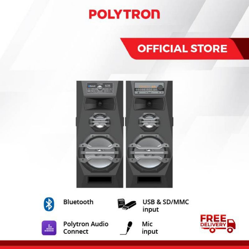 SPEAKER AKTIF POLYTRON PAS-2A15/BA
