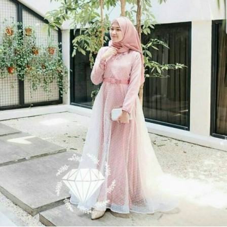 syari NIRMALA gamis syari PEREMPUAN terbaru kekinian mewah bordir Bunga 2022 humaira promo murah