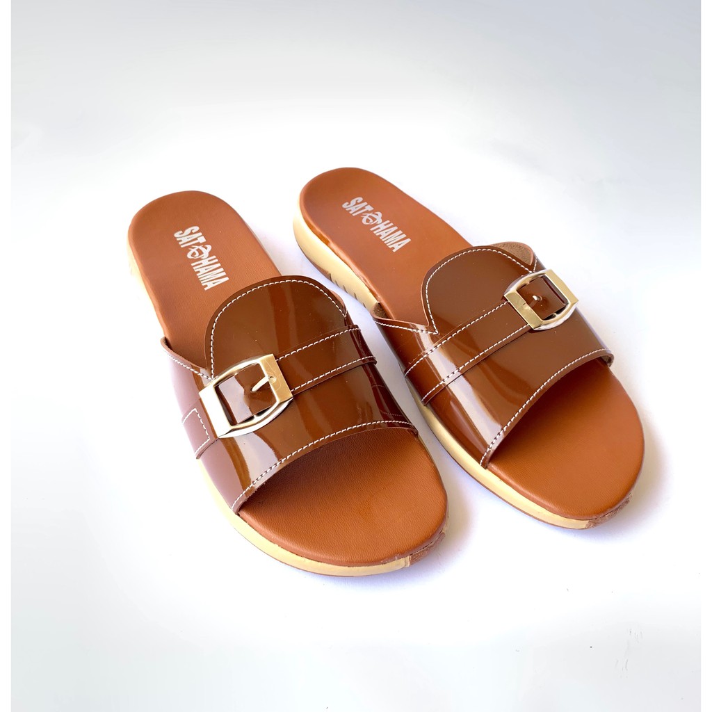 Satohama Sandal Wanita Kokop Wedges Selop Keren Sandal Wedges Murah Sandal Casual Terbaru