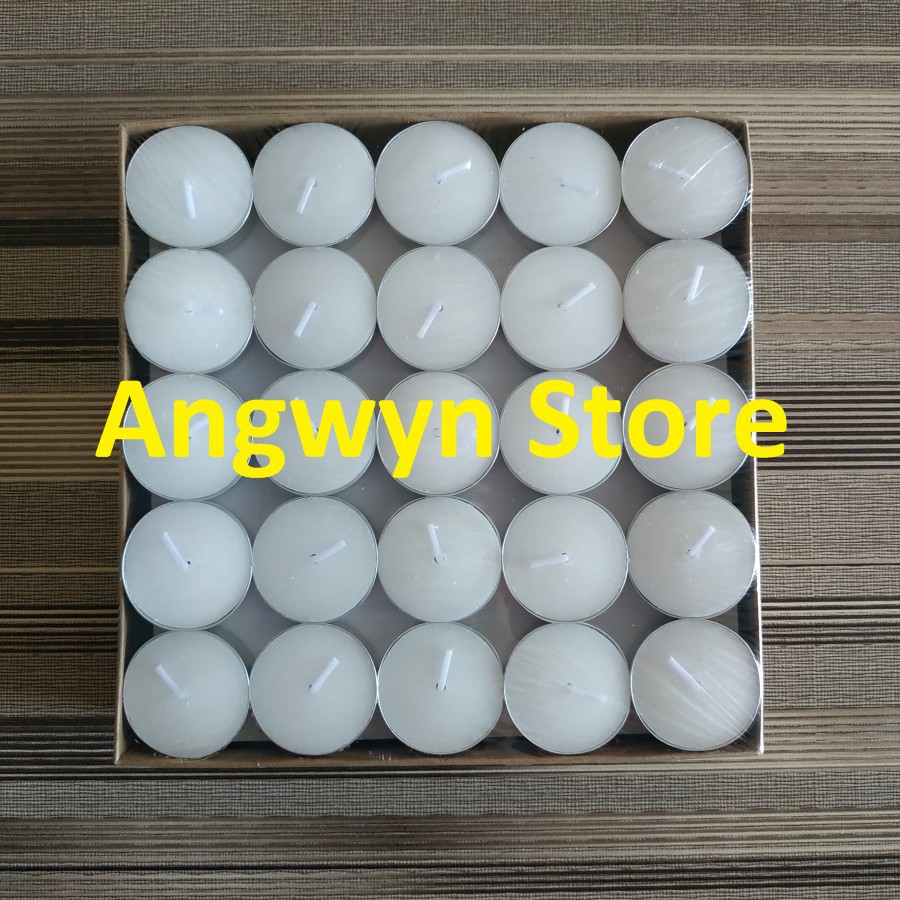 Lilin tea light / Lilin Aroma Terapi / Lilin kaleng isi 50 pcs