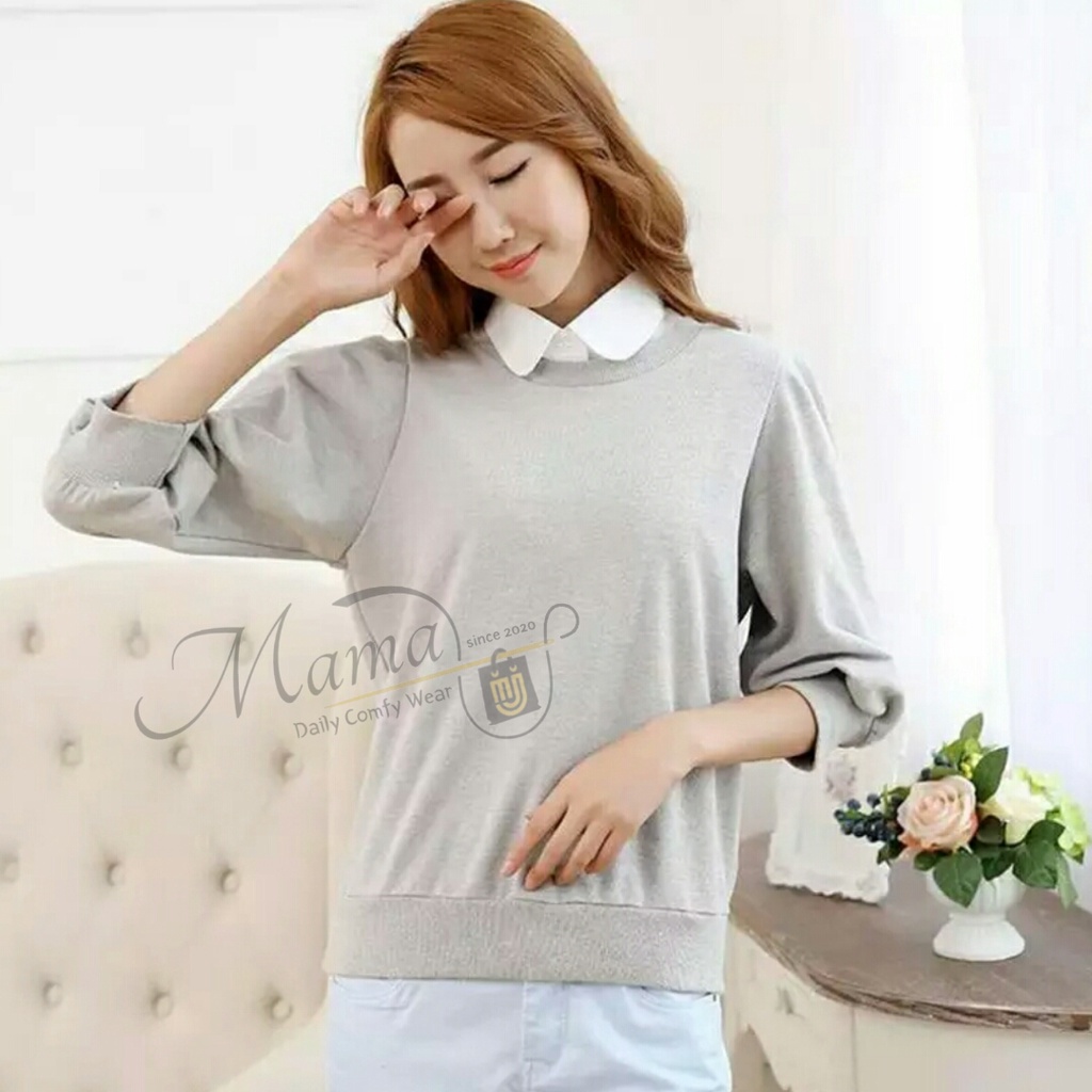 Fake Collar Kerah Kemeja Palsu Manset Leher Kemeja Wanita Korea Trends Kekinian  Premium