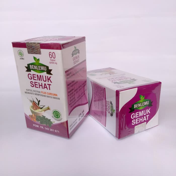 Kapsul Gemuk Sehat Benlemu (Ekstrak Plus Curcuma) Al-Ghuroba