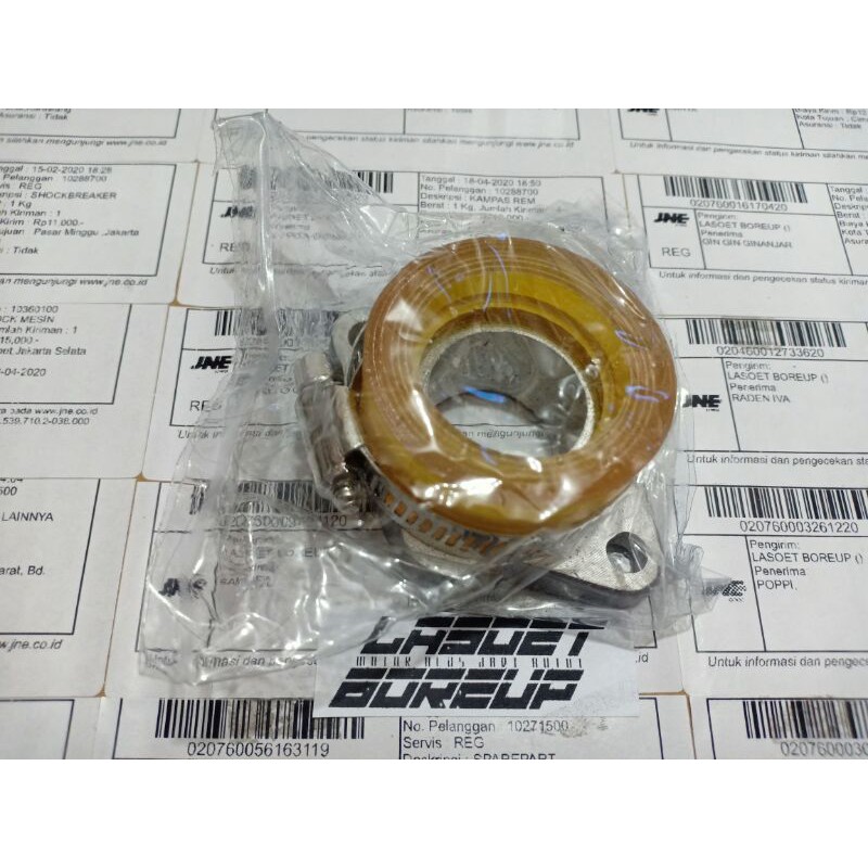 INTAKE MANIFOLD MANIFOL MANIFUL TEPLON TEFLON KARET TEBAL PE28 PWL PE28 CB GL MEGA PRO GL PRO ORI
