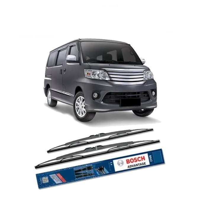 Wiper Bosch Advantage Daihatsu Luxio 19&quot; &amp; 19&quot; Sepasang Wiper Daihatsu Kiri Kanan Bosch