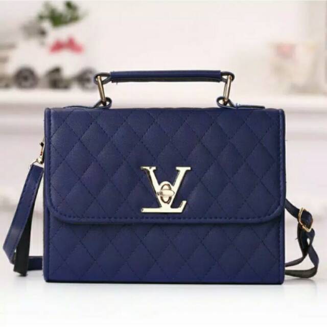 LV fashion bahan kulit sintetis