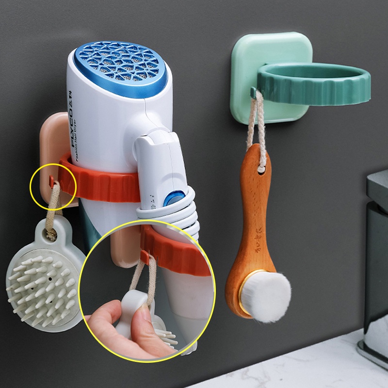 PF-035 Tempat Menggantung Hair Dryer /Colorful Hair Dryer Holder